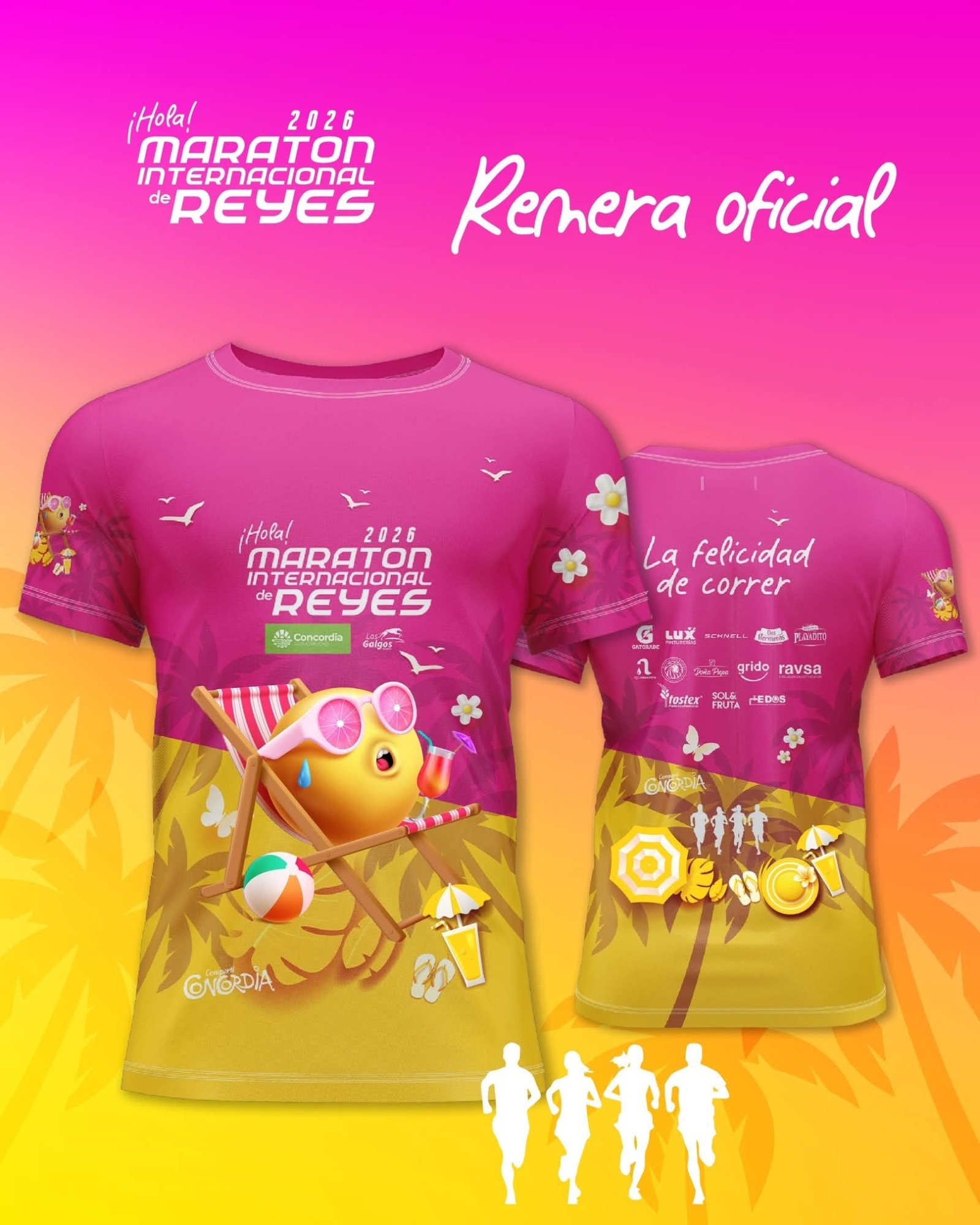 LA MARATÓN DE REYES YA TIENE SU REMERA OFICIAL