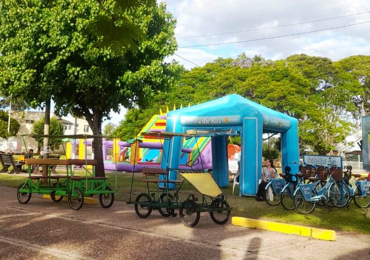 LOS PASEOS EN BICICLETA POR LA COSTANERA VOLVIERON CON UNA NOVEDAD