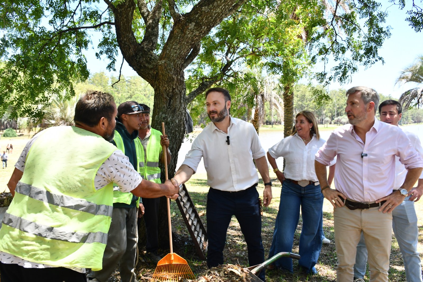 EL GOBERNADOR FRIGERIO RECORRIÓ OBRAS DE ESPACIOS TURÍSTICOS EN EL PERILAGO DE SALTO GRANDE