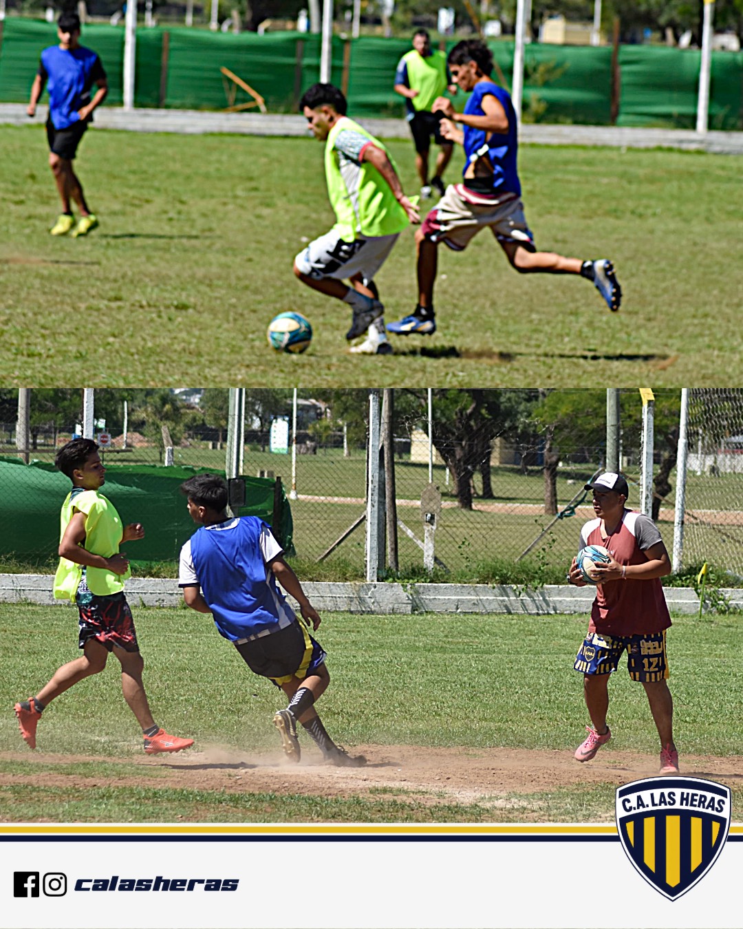 El Club Atlético Las Heras finalizó las pruebas abiertas y avanza en la conformación de sus planteles