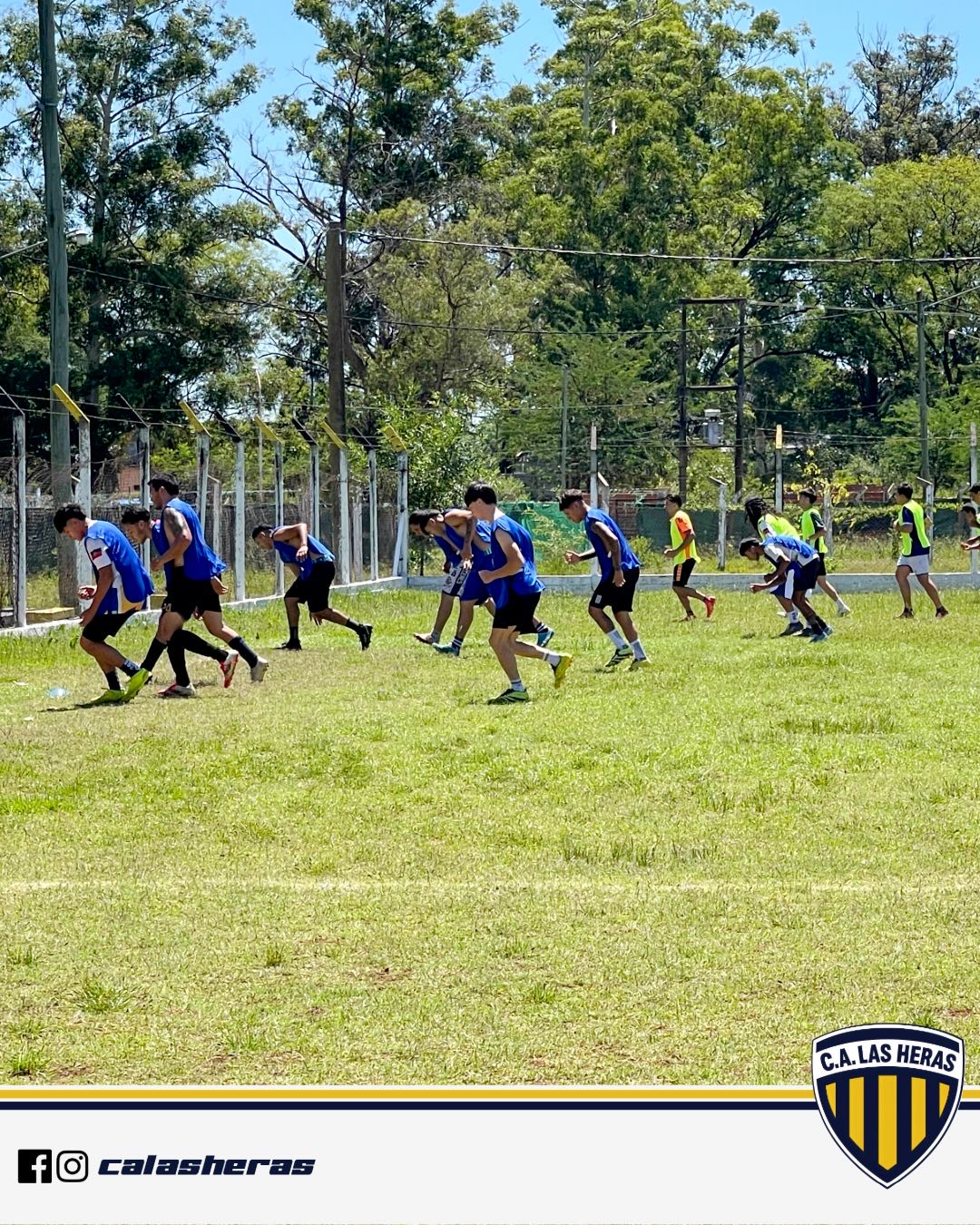 El Club Atlético Las Heras finalizó las pruebas abiertas y avanza en la conformación de sus planteles