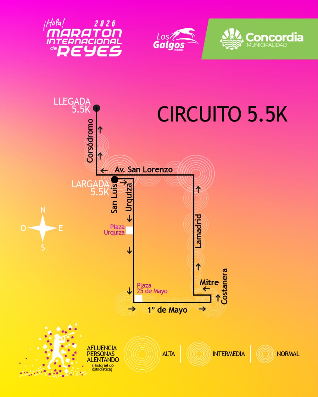 MARATÓN DE REYES: CIRCUITOS Y ENTREGA DE KITS