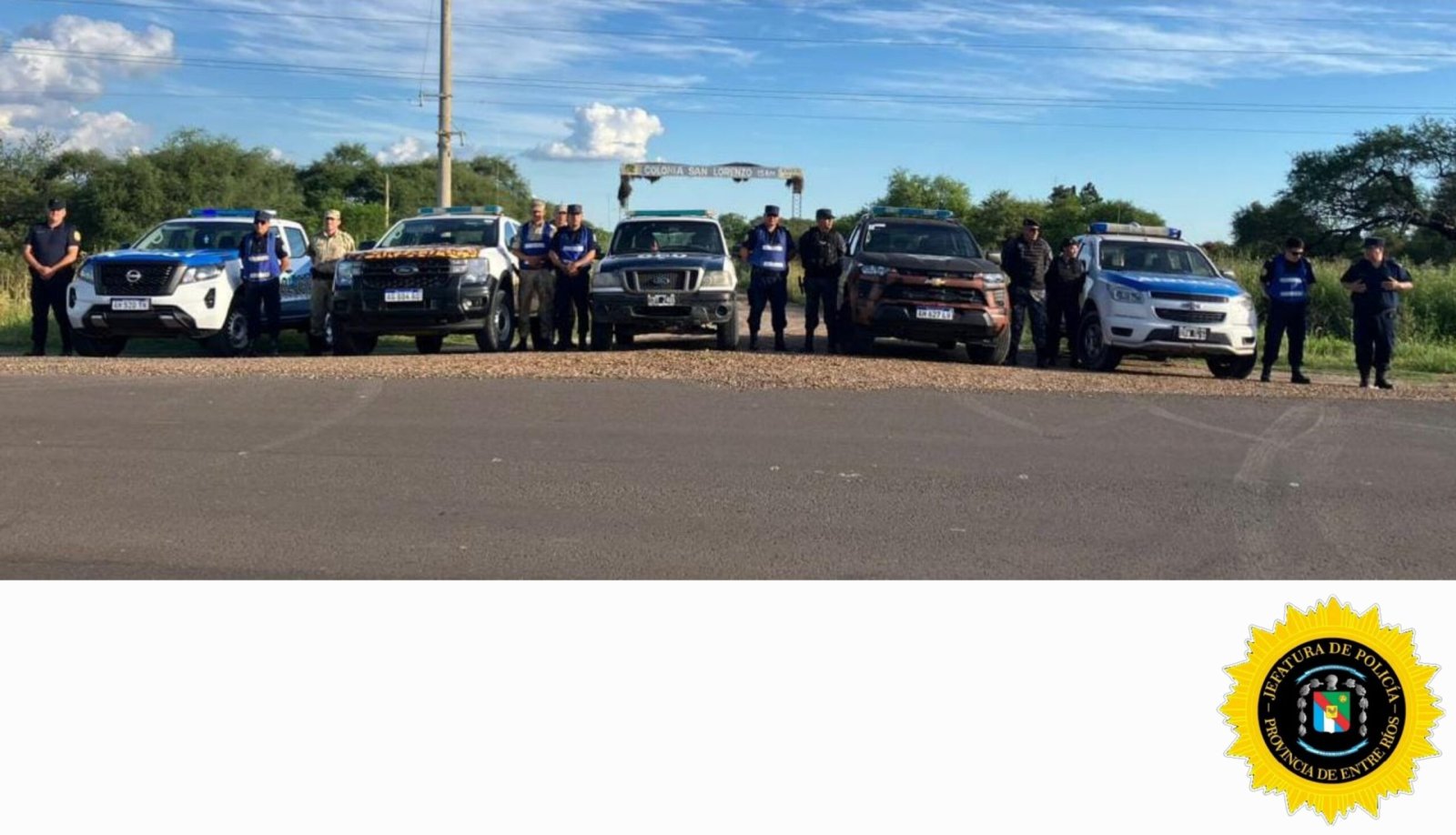 TRES HOMBRES SOSPECHADOS DEL DELITO DE DAÑO EN UN ESTABLECIMIENTO RURAL DE CHAÑAR