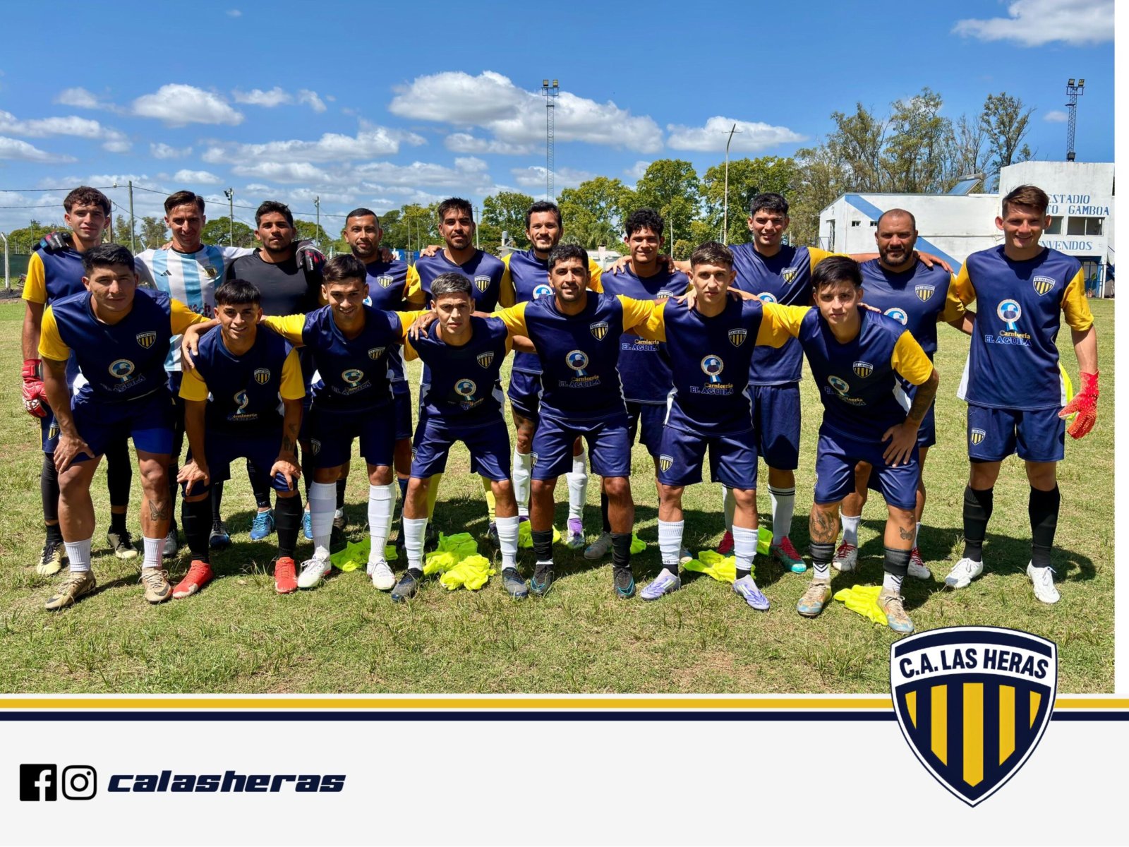 LAS HERAS DEBUTÓ CON PRIMERA Y RESERVA EN PARTIDOS AMISTOSOS