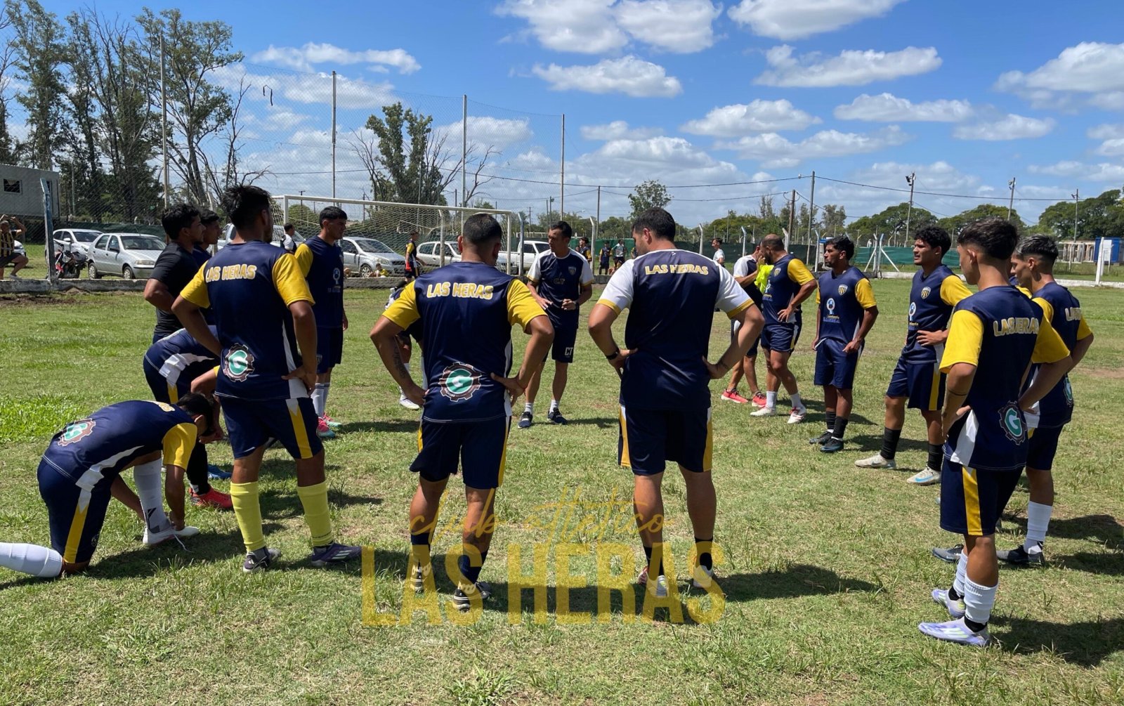 LAS HERAS DEBUTÓ CON PRIMERA Y RESERVA EN PARTIDOS AMISTOSOS