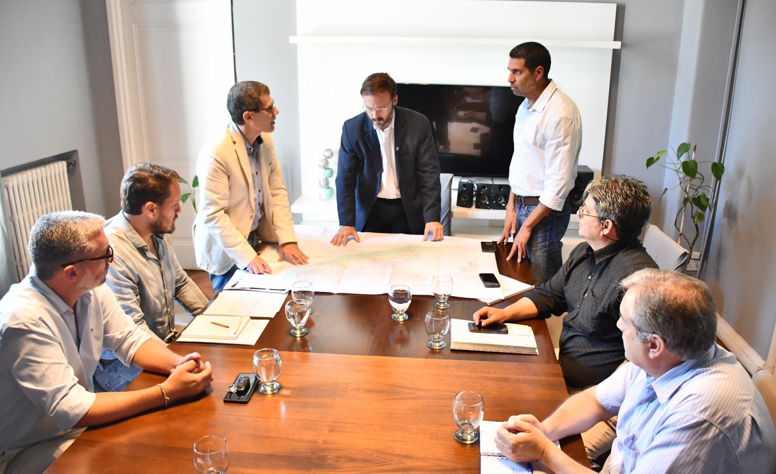 REUNIÓN DE TRABAJO PARA FORTALECER LA GESTIÓN DEL RIESGO HÍDRICO