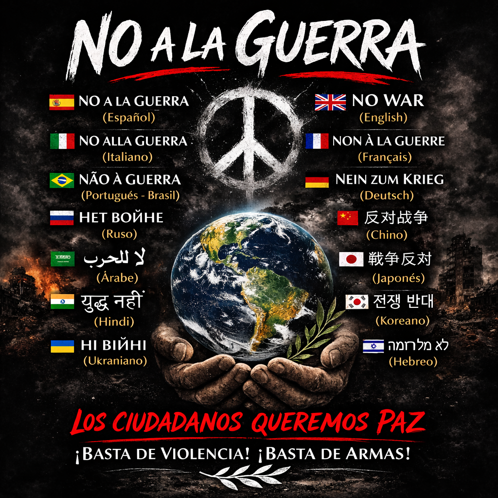 No a la guerra: un llamado desde un rincón del mundo