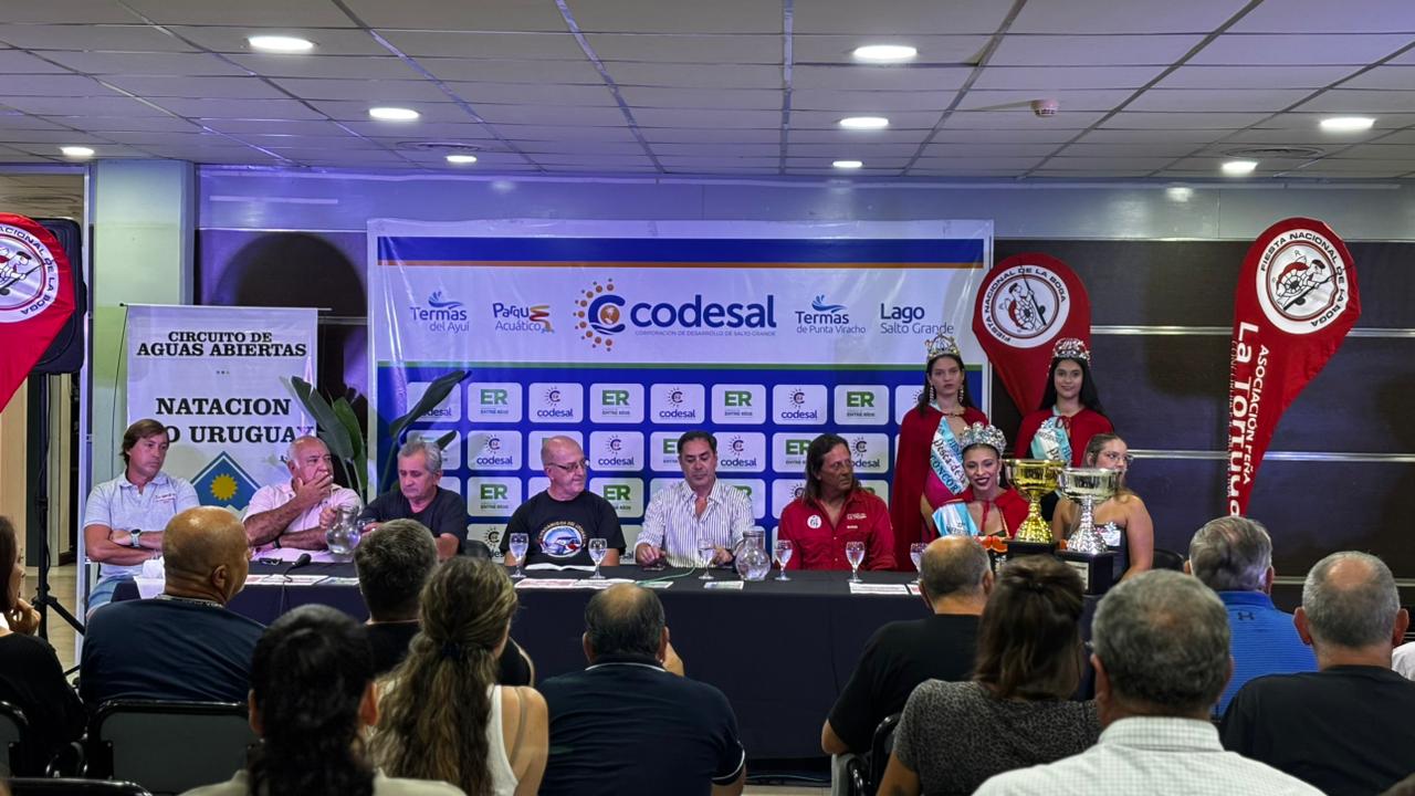 CODESAL presentó un calendario deportivo que activará el Lago de Salto Grande durante marzo