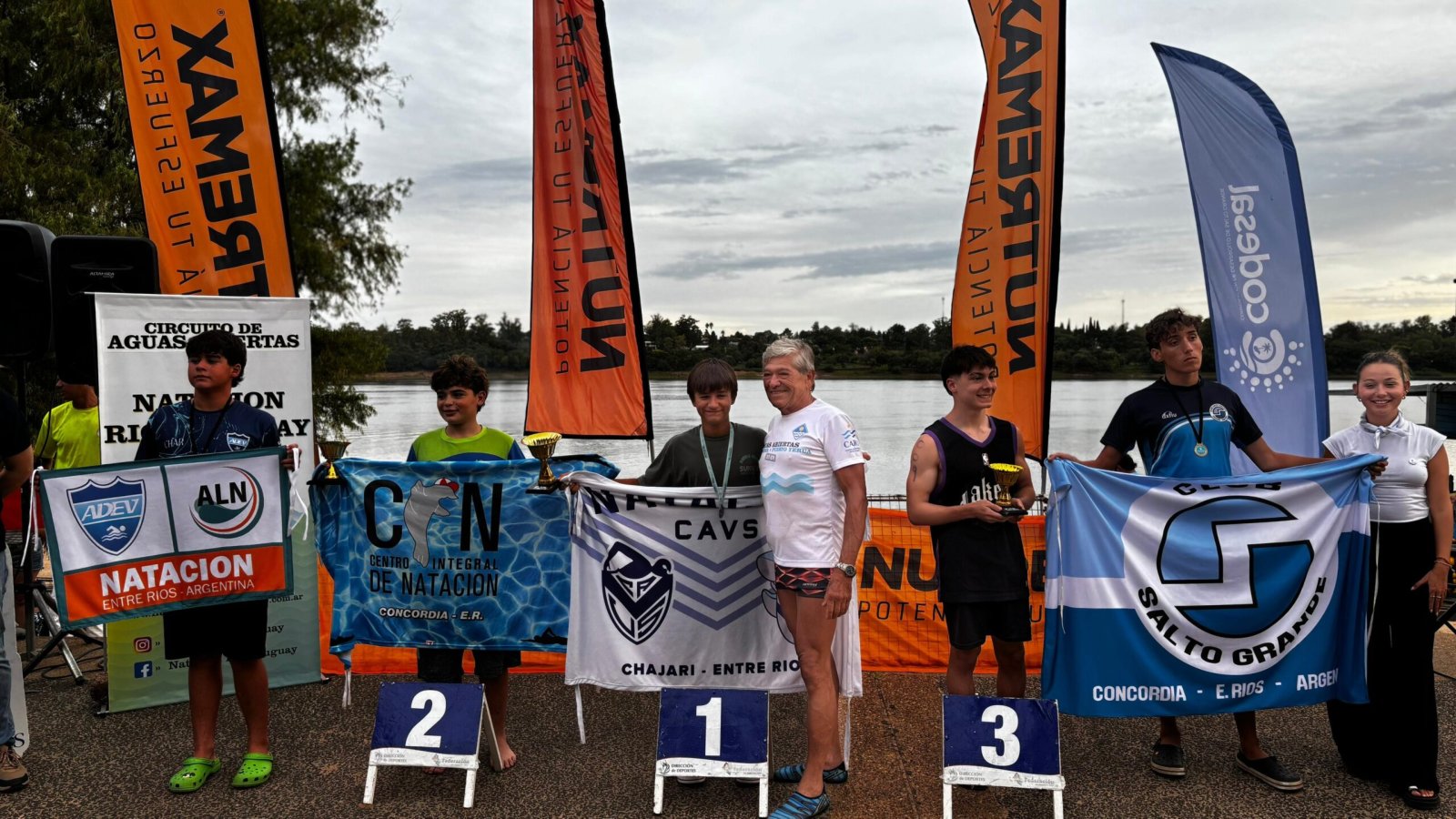 CODESAL acompañó la prueba de aguas abiertas “Salto – Concordia 5K” que reunió a 270 nadadores