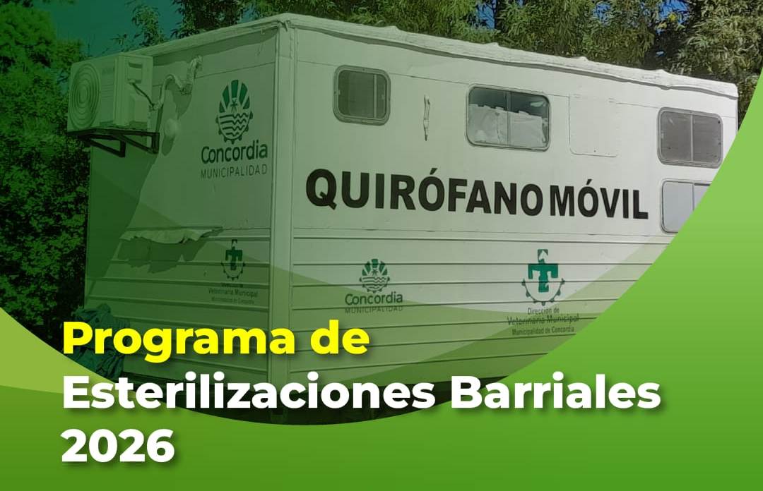 EL PROGRAMA DE ESTERILIZACIONES BARRIALES GRATUITAS ATENDERÁ EN VILLA ZORRAQUÍN