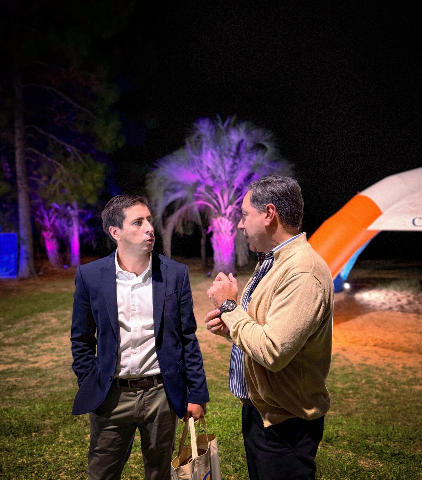 Avanza la puesta en valor del Complejo Camping Las Palmeras con la inauguración de su nueva iluminación