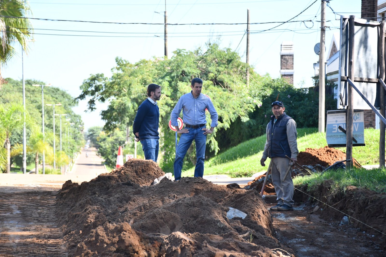 LA MUNICIPALIDAD LLEVA ADELANTE OBRAS EN DISTINTOS PUNTOS DE LA CIUDAD