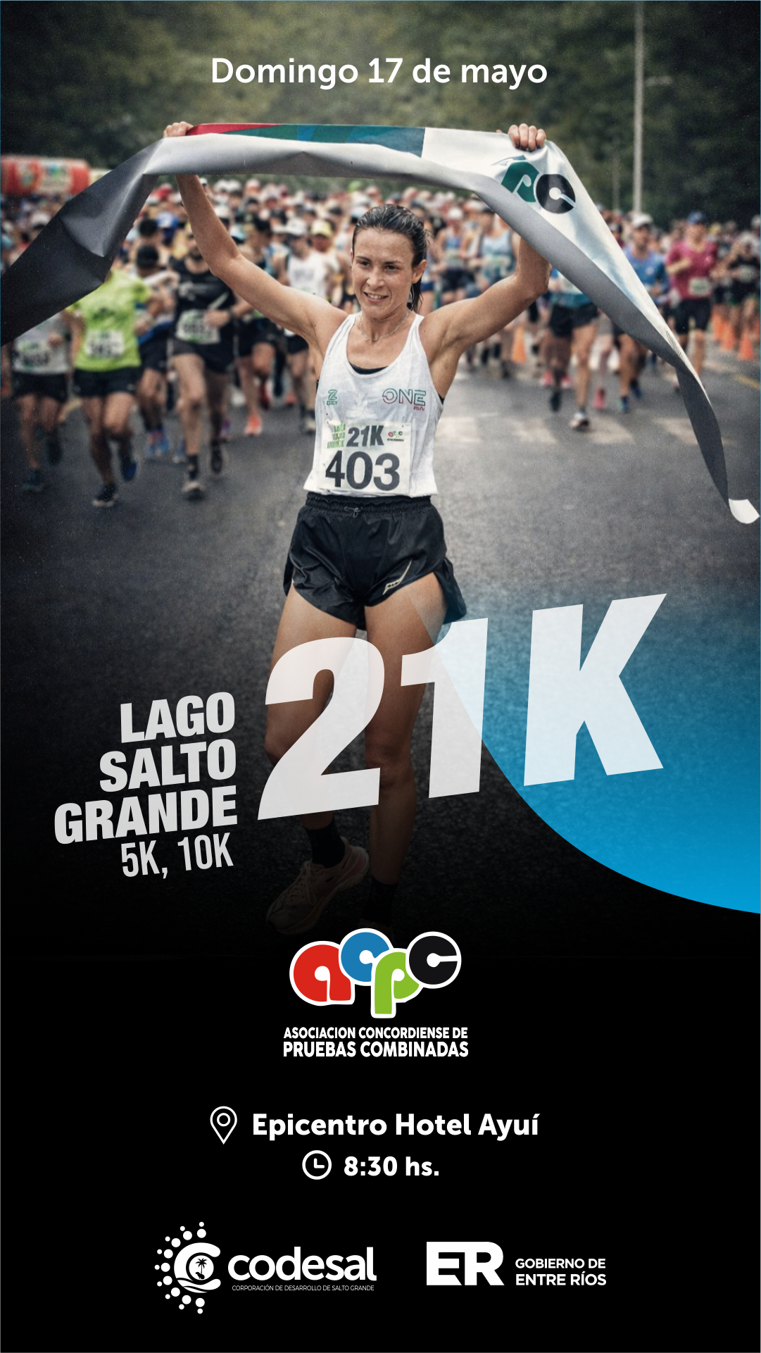 Se viene una nueva edición de la carrera del Lago de Salto Grande
