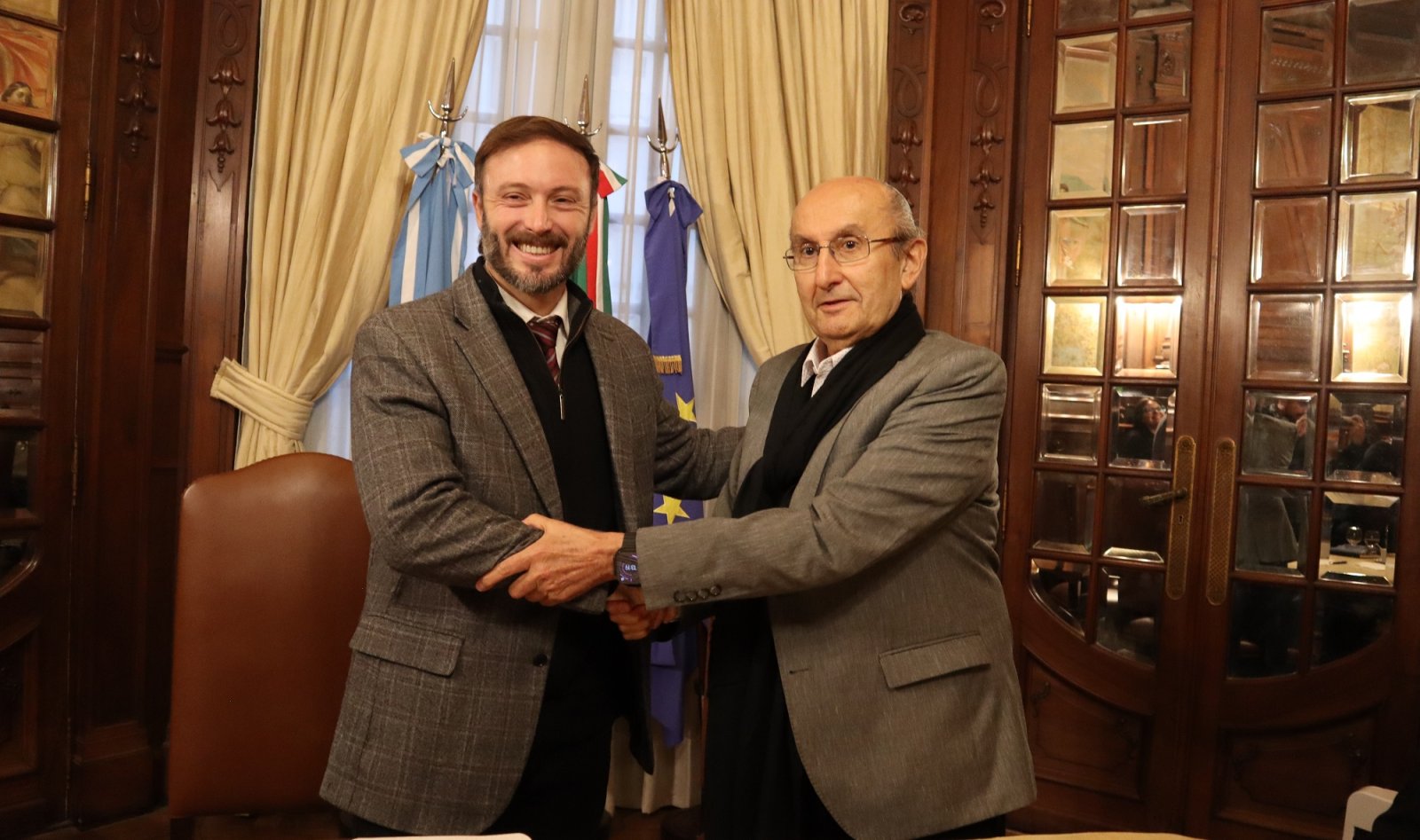 LA MUNICIPALIDAD Y LA CÁMARA DE COMERCIO ITALIANA FIRMARON UN CONVENIO PARA IMPULSAR INVERSIONES Y ABRIR N UEVOS MERCADOS