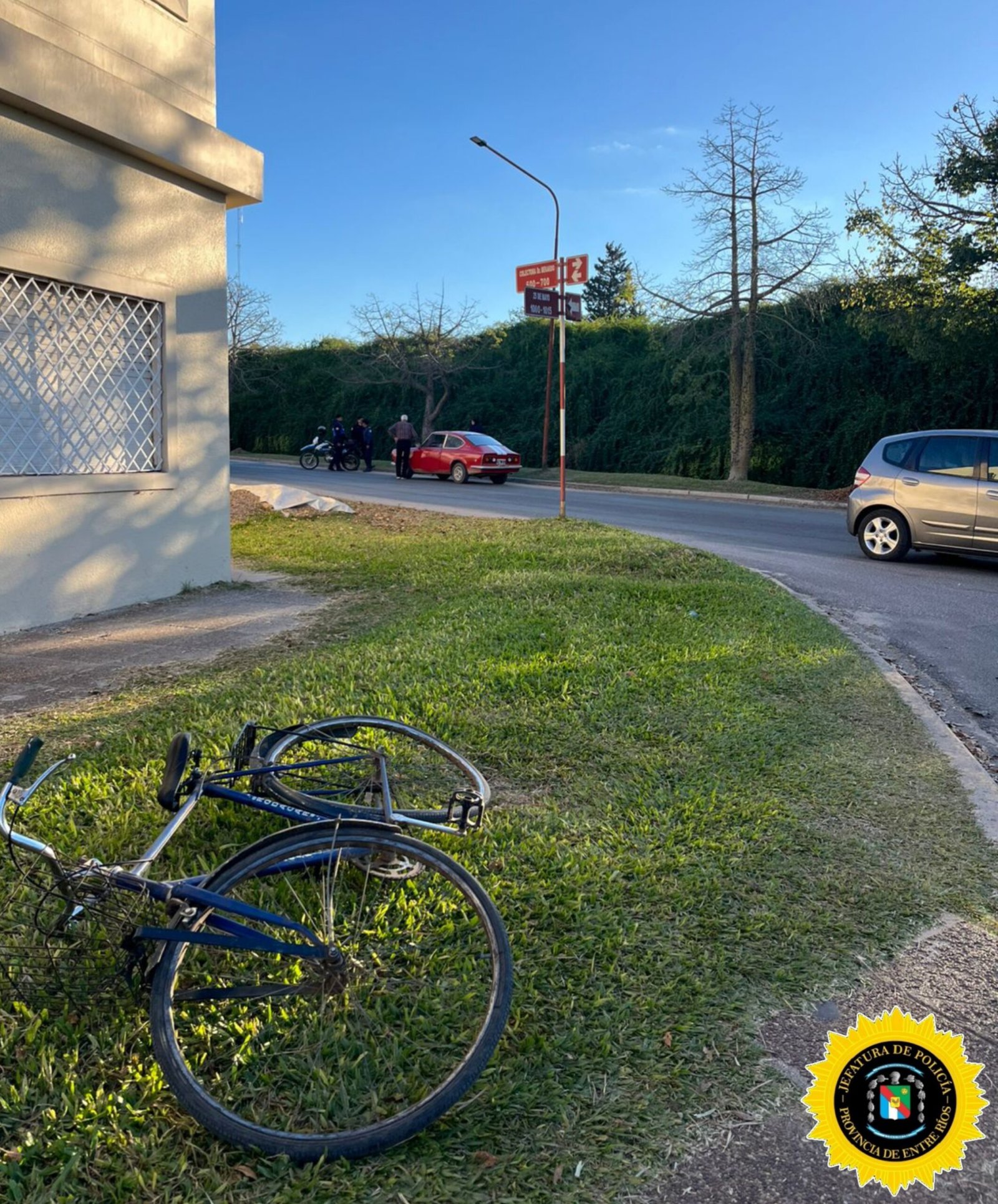 UN CICLISTA RESULTO HERIDO TRAS SER EMBESTIDO POR UN AUTOMOVIL EN FEDERAL