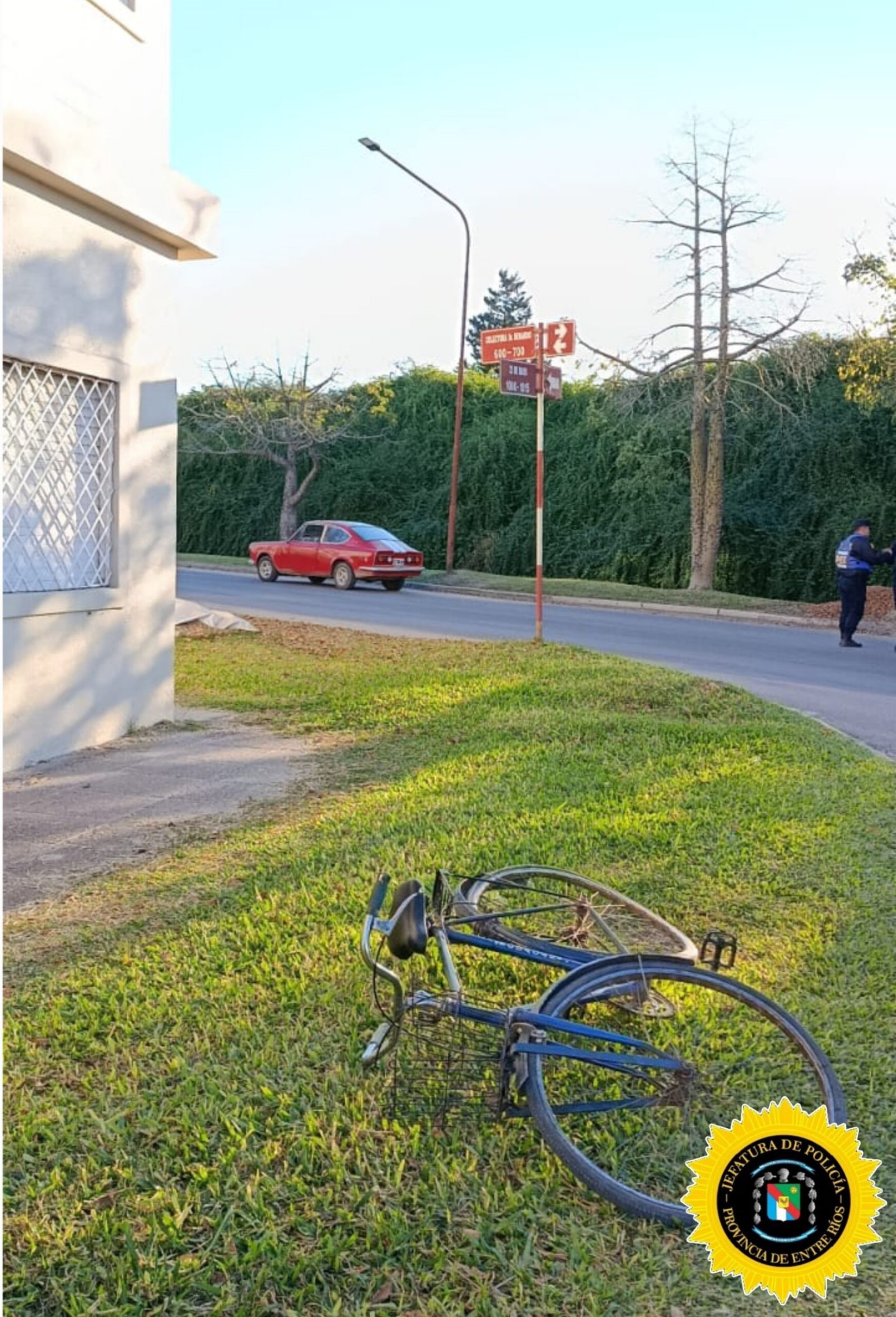 UN CICLISTA RESULTO HERIDO TRAS SER EMBESTIDO POR UN AUTOMOVIL EN FEDERAL