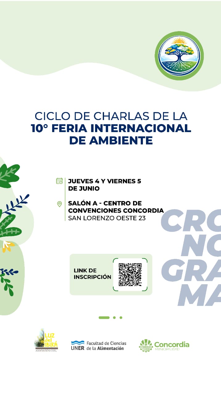 CICLO DE CHARLAS DE LA 10° FERIA INTERNACIONAL DE AMBIENTE