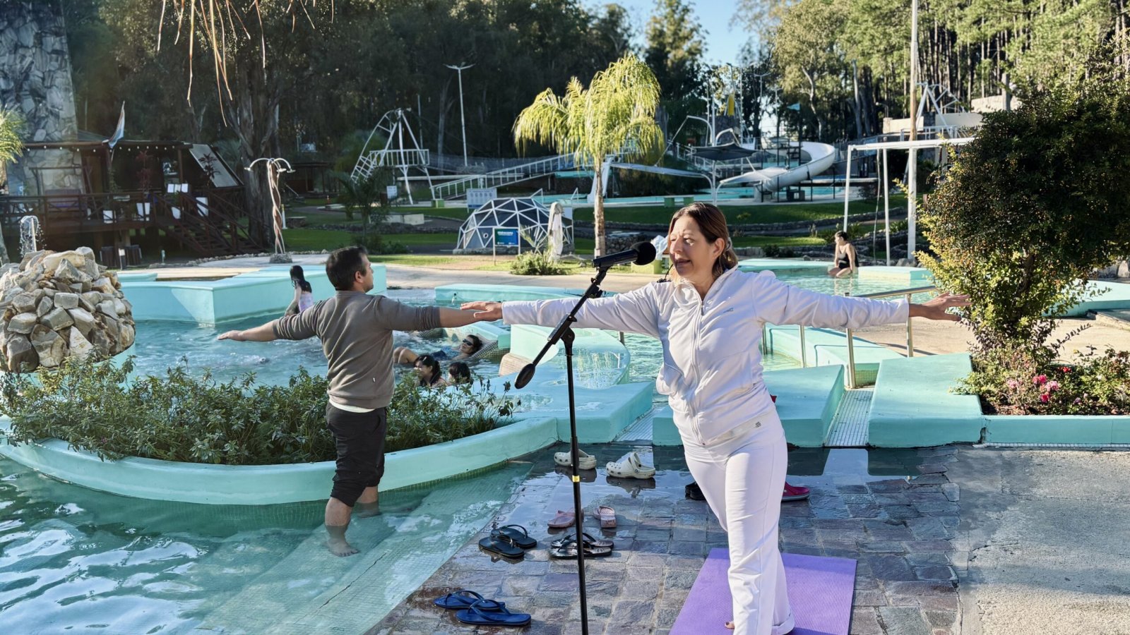 La iniciativa de CODESAL por el Día Internacional del Yoga en Termas del Ayuí
