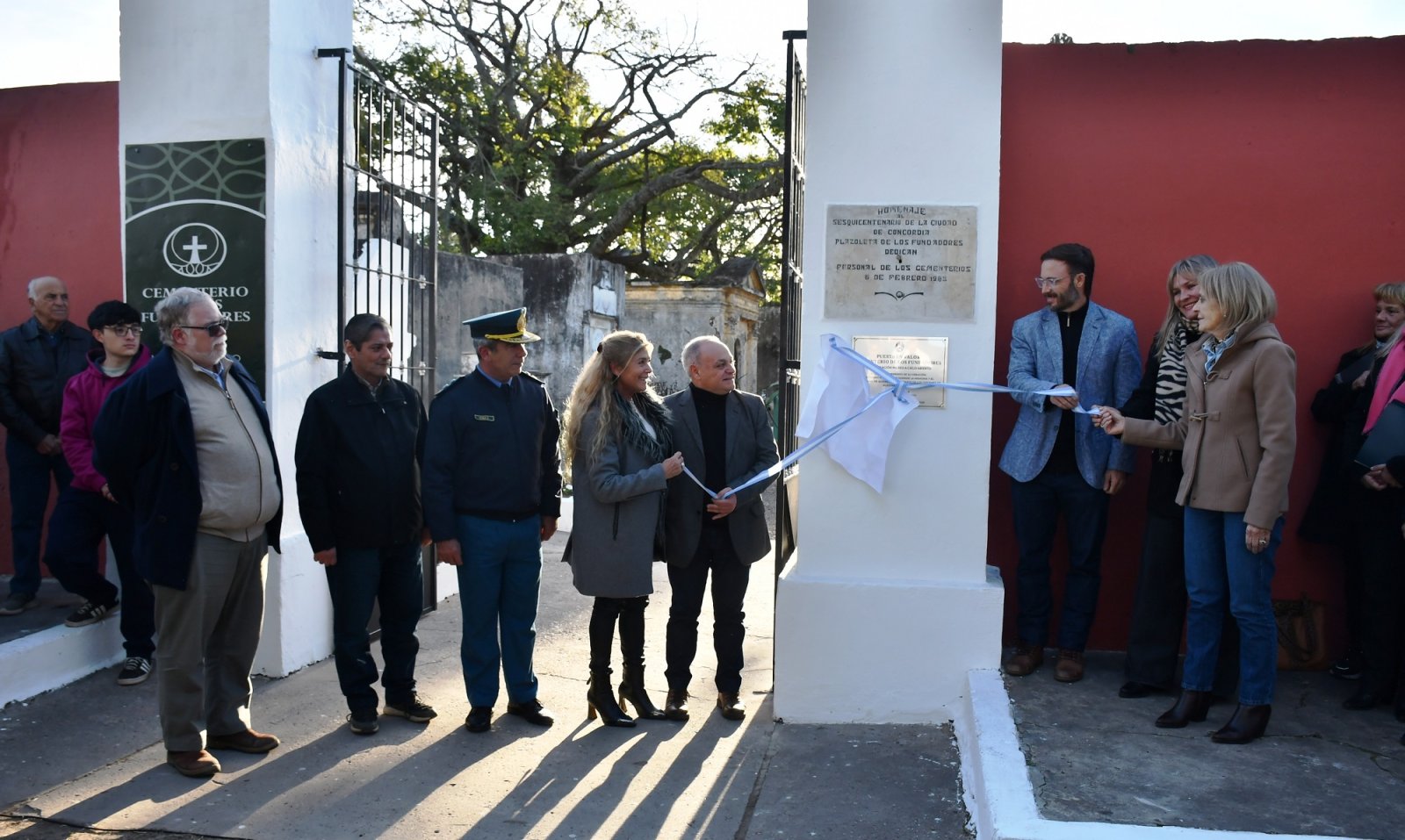 CONCORDIA PUSO EN VALOR EL CEMENTERIO “DE LOS FUNDADORES” Y SE INAUGURÓ EL MUSEO A CIELO ABIERTO