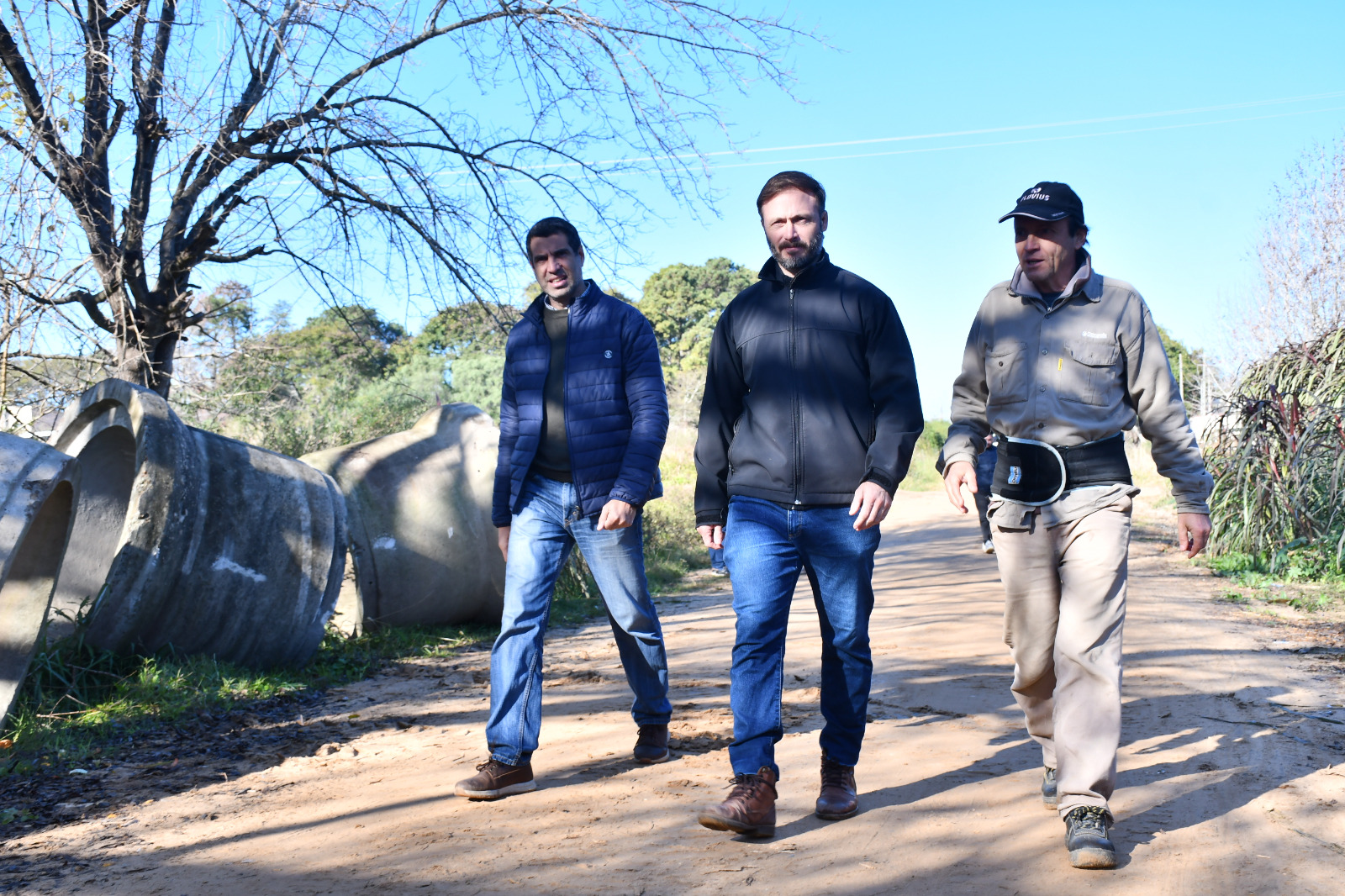 CON UNA INVERSIÓN DE 600 MILLONES DE PESOS LA MUNICIPALIDAD REALIZA OBRAS HIDRÁULICAS EN DISTINTOS PUNTOS  DE LA CIUDAD