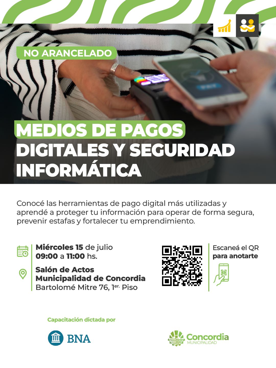 CAPACITACIÓN SOBRE MEDIOS DE PAGOS DIGITALES Y SEGURIDAD INFORMÁTICA