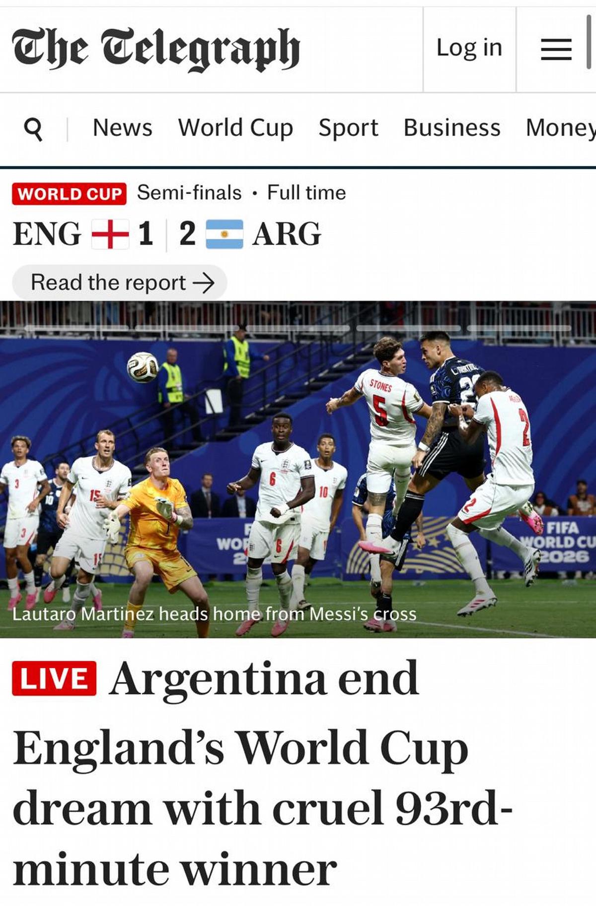 Los medios británicos se lamentaron, destacaron a Messi y denunciaron “artimañas” de la Selección