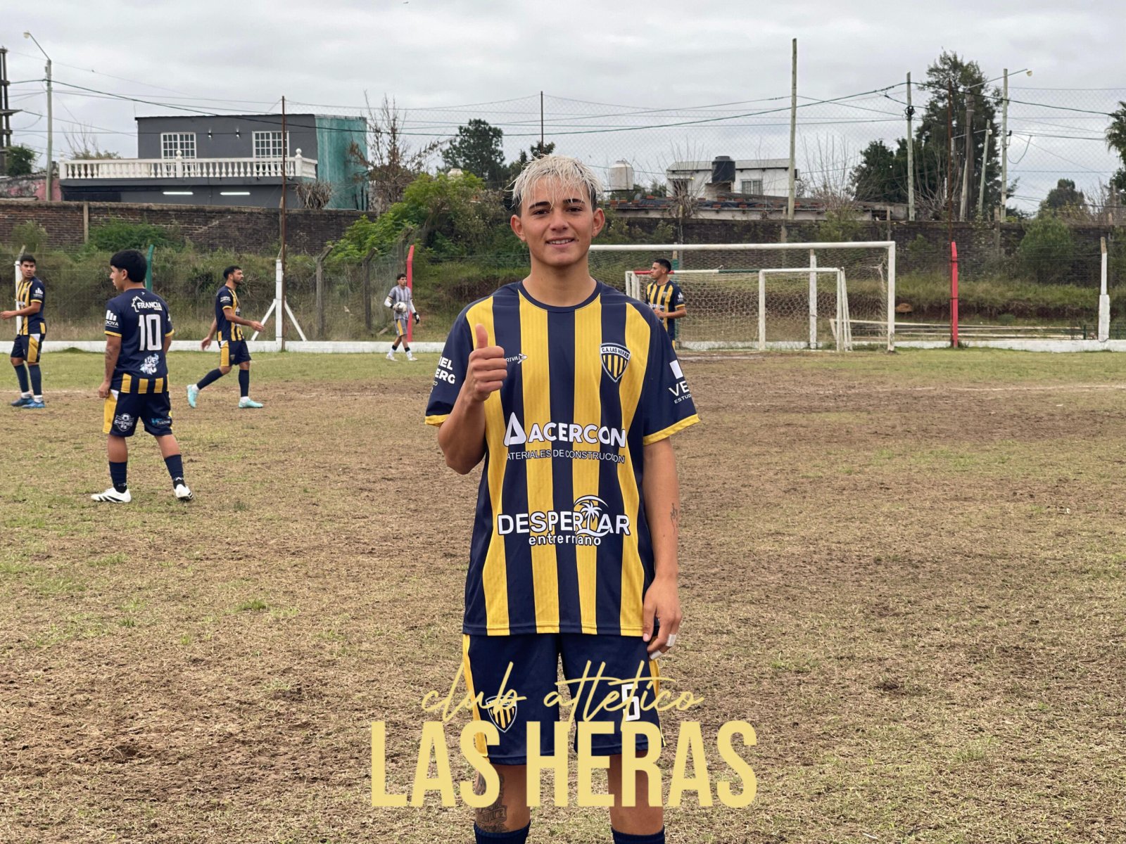 BENJAMÍN LÓPEZ HIZO HISTORIA Y SE CONVIRTIÓ EN EL PRIMER JUGADOR FORMADO EN LAS INFERIORES DEL CLUB ATL ÉTICO LAS HERAS EN DEBUTAR EN PRIMERA