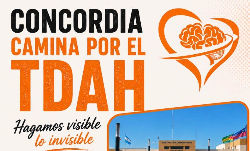 ESTE SÁBADO CONCORDIA CAMINA POR EL TDAH