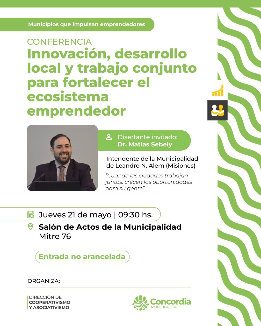 CONFERENCIA MUNICIPIOS QUE IMPULSAN EMPRENDEDORES